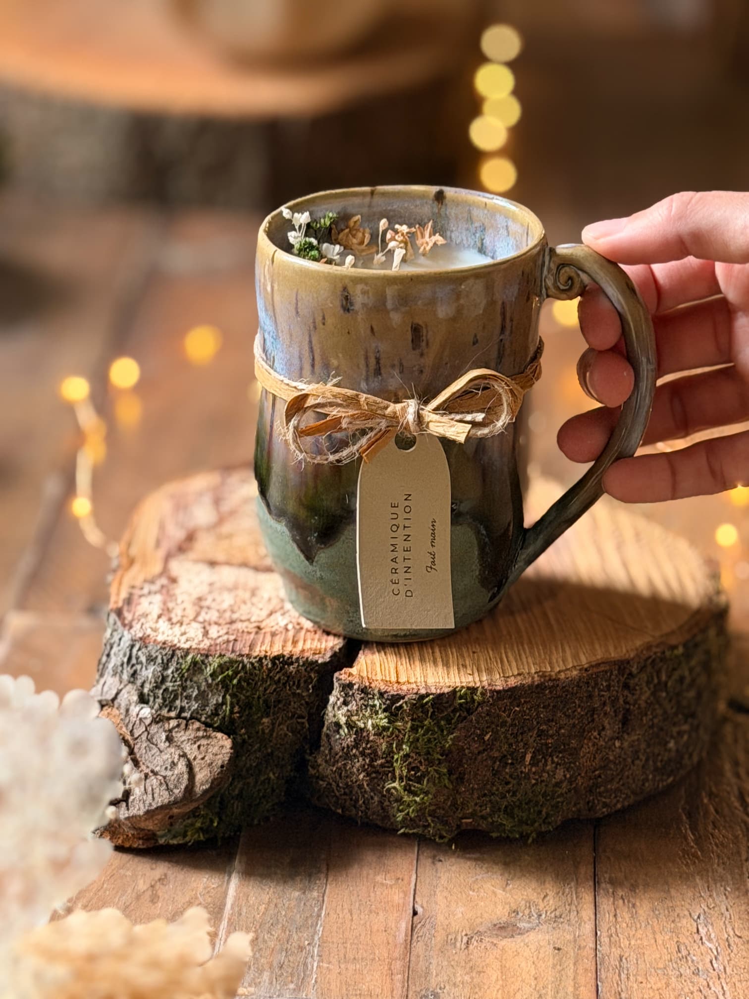 Mug Bougie - Nolina (Pièce unique)
