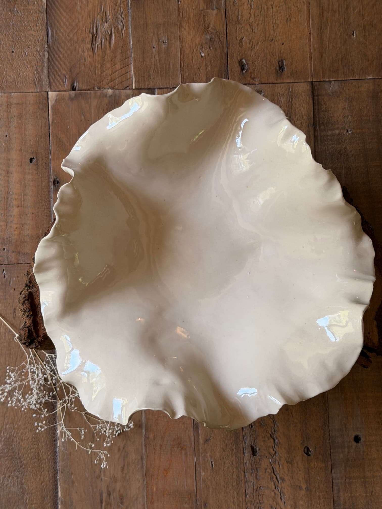 Corbeille de fruits XL - Ronde - Blanche
